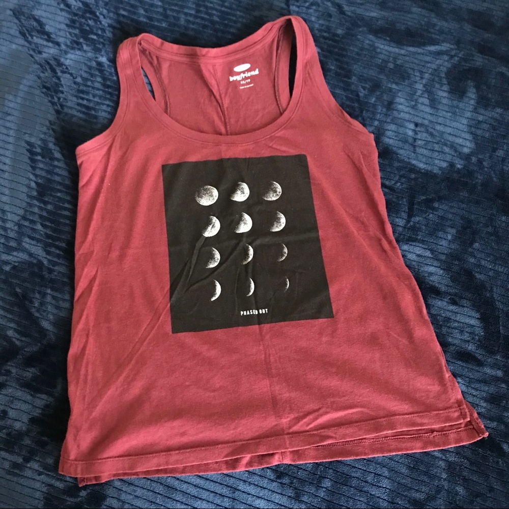Moon phases tank top